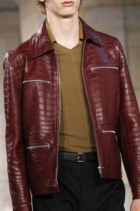 hermes leather jacket men's.